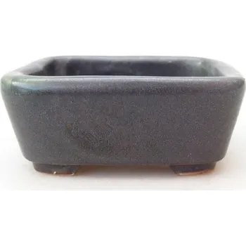 Květináč Keramická bonsai miska 8 x 7 x 3,5 cm kovová