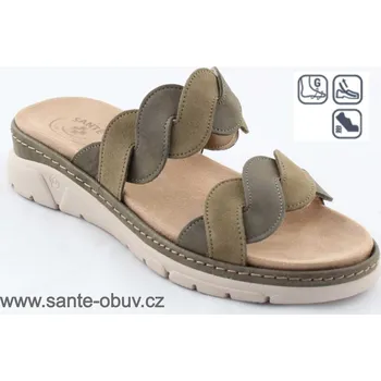 Dámská zdravotní obuv SANTÉ CS/12529 FOREST pantofle vel.37-41, --- - 40