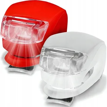 Cyklosvítilna SADA SILIKONOVÝCH VÝSTRAŽNÝCH SVĚTEL NA KOLO