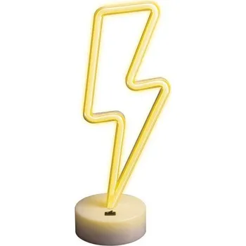 Dekorativní svítidlo FOREVER Dekorativní LED neon na stojanu Blesk bílý RTV100304