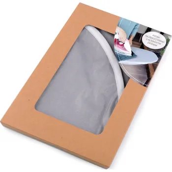 Potah na žehlicí prkno s hliníkovým zátěrem Varianta: 1 (135x52cm) šedá, Balení: 1 ks