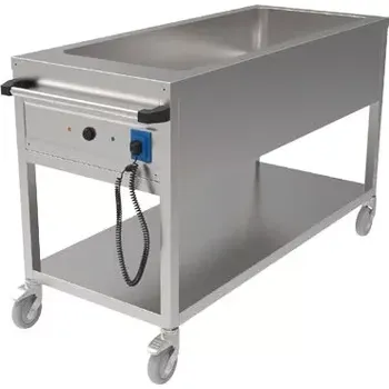 T-AVV-1L 4xGN 1/1 VODNÍ LÁZEŇ, ( OVLÁDÁNÍ NA KRATŠÍ STRANĚ, POJÍZDNÁ)