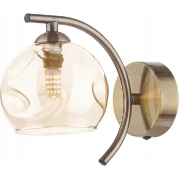 Nástěnné svítidlo Nástěnné svítidlo Nakita, mosazná barva, champagne