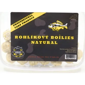 Boilies Fishing House Rohlíkový boilies 40g Natural Průměr: 14mm