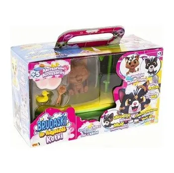 plyšák Brudaski w kąpieli Kotki - Lusia z wanną