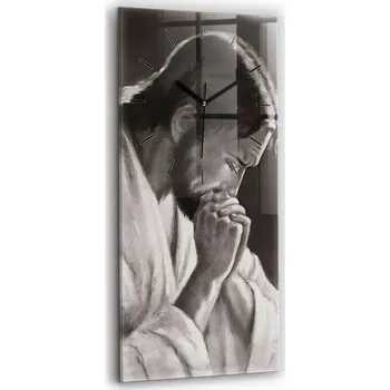 Hodiny Nástěnné hodiny SacroArte odstíny šedé 30 cm