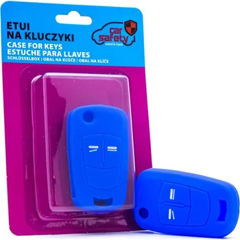 Zabzepeční vozidel Silikonový obal na klíč Opel - tmavě modrý