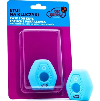 Autoklíč Silikonový obal na klíč BMW - světle modrý