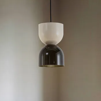 ALDEX Závěsné světlo Lui, černé/krémové, kovový stínidlo černá, krémová 1 x 15 W LED - Doprava zdarma