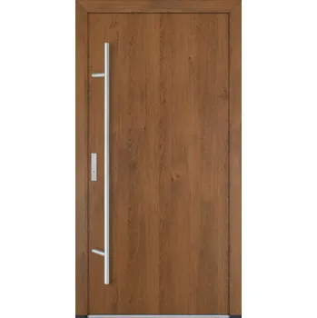 Vchodové dveře Hahn-Türke Vchodové dveře DS82-M00 Barva: Winchester, Směr otevírání: Pravé, Ven, Celkové rozměry: 1000x2000mm