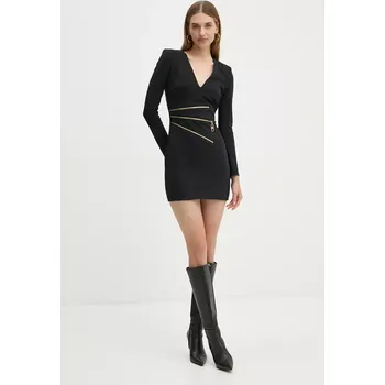 Dámské šaty Šaty Elisabetta Franchi černá barva, mini, AB64747E2 99X, vel. 34