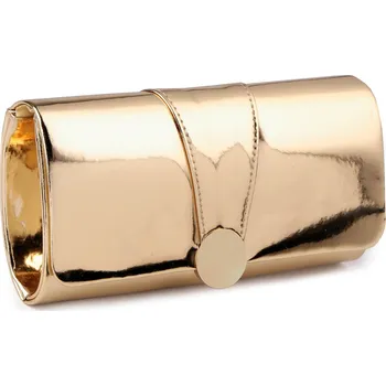 Kabelka - psaníčko zrcadlový efekt, barva 1 zlatá