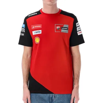 Pánské tričko triko Team Ducati Corse red/black L