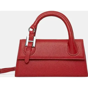 Kabelka Kožená kabelka Silvian Heach MARECHIARO červená barva, RCP25007BO 33X, vel. ONE SIZE