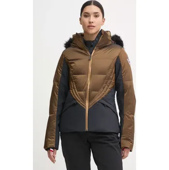 Péřová lyžařská bunda Rossignol Direttissima RLNWJ01 hnědá 82X, vel. S