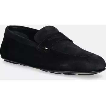 Dámské mokasíny Semišové mokasíny Giuseppe Zanotti Rupert pánské, černá barva, EU50021.001 99X, EUR 44