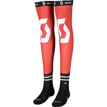 Pánské ponožky SCOTT cross-country ponožky pod kolenní ortézu Socks Knee Brace Fiery Red S 36-38