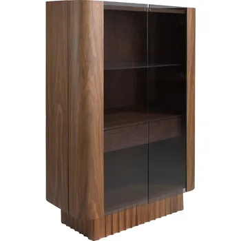 Knihovna Ořechová vitrína Angel Cerdá No. 3273, 150 x 100 cm