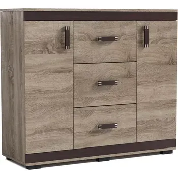 Komoda Komoda P13, 120cm,canyon/lišta wenge (č.1/černé)