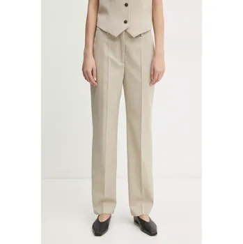 Dámské kalhoty Kalhoty By Malene Birger IGDA 103121 béžová 80X, vel. 36