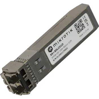 Síťový kabel SFP modul Mikrotik XS+85LC01D SFP/SFP+/SFP28 optický,, MM, 100m, 850nm, XS+85LC01D