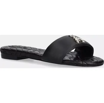 Dámské pantofle Kožené pantofle Patrizia Pepe dámské, černá barva, 8X0078 L048 K103 8X0078.L048.K103 99X, EUR 36