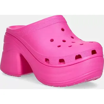 Dámské pantofle Pantofle Crocs Siren Clog dámské, růžová barva, na podpatku, 208547 208547.6TW 43X, EUR 38/39
