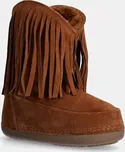 Semišové sněhule Inuikii Cowboy Fringes hnědá barva, 75101-065 75101.065.Brown, EUR 38