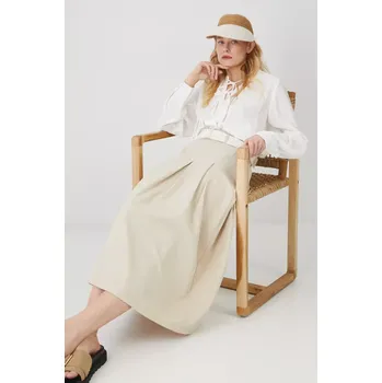 Dámská sukně Sukně Medicine béžová barva, maxi, áčková RS25.SDD601 08X, vel. XL