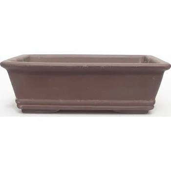 Květináč Bonsai miska 17,5 x 12,5 x 6 cm hnědá