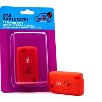 Autoklíč Silikonový obal na klíč Citroen - červený I