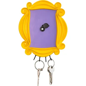 Věšák Šatní ramínko kovový Grupo Erik fialová, žlutá