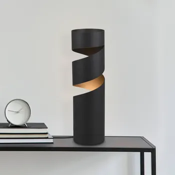 Lampička Trio Lighting Stolní lampa Stream, černá, výška 35 cm, kov, GU10 1 x 10 W LED - Doprava zdarma