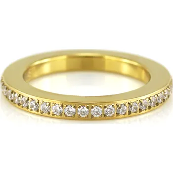 Souprava šperků Nerezový prsten 7521 (velikost 50) - pozlacený