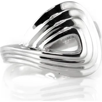 Souprava šperků Nerezový prsten 7740 (velikost 54) - stříbrné barvy