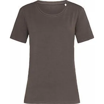 Dámské tričko Stedman Dámské strečové tričko s gramáží 170 g/m Barva: hnědá čokoládová, Velikost: L