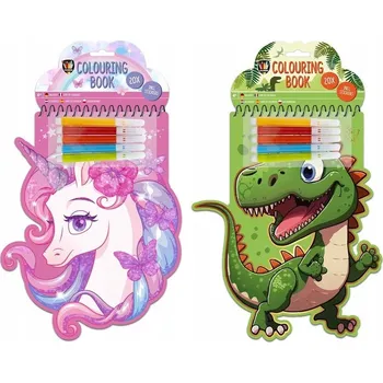 omalovánky OMALOVÁNKA JEDNOROŽEC COLOURING BOOK