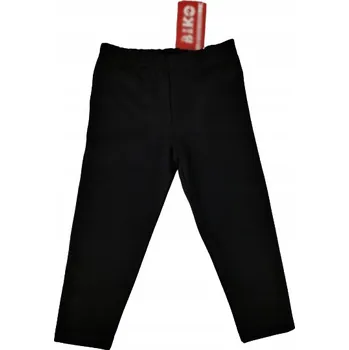 Dívčí legíny Biko dětské legíny dlouhé klasické bavlna černé velikost 98