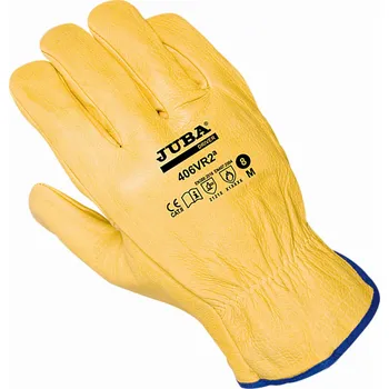 Pracovní rukavice Rukavice Juba R406VR2 JUBA ŽLUTÉ#9 velikost 9 - L 1 pár