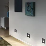 Paulmann LED nástěnné svítidlo EDGE, černé - Hloubka dutiny 1,5 cm černá matná 1 x 1,2 W LED