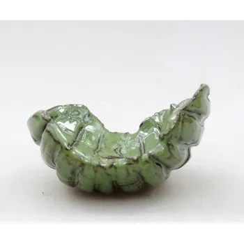 Květináč Keramická Skořápka 6,5 x 6 x 4 cm zelená