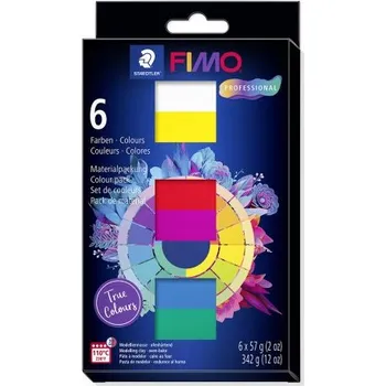 Modelovací hmota FIMO Staedtler FIMO professional sada 6 barev 57 g