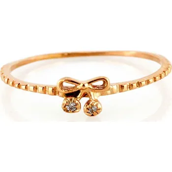 Souprava šperků Nerezový prsten 7844 (velikost 50) - růžově pozlacený