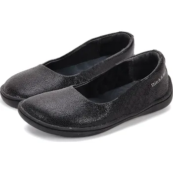 Dámské baleríny STITCH & WALK Dámské kožené baleríny H088-51494 Stitch Walk černá Barva: černá, Velikost: 39