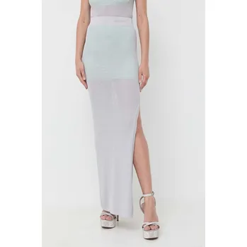 Dámská sukně Sukně Patrizia Pepe šedá barva, maxi, pouzdrová 8G0334.K102 90A, vel. 40