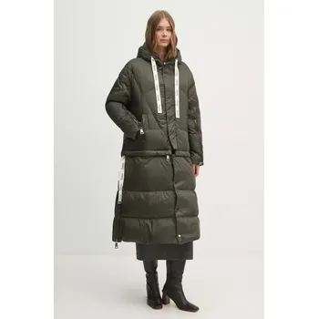 Péřová bunda Tiffi dámská, zelená barva, zimní 208050.WAIL 91X, vel. M