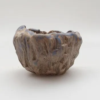 Květináč Keramická Skořápka 6,5 x 6,5 x 5,5 cm modrá