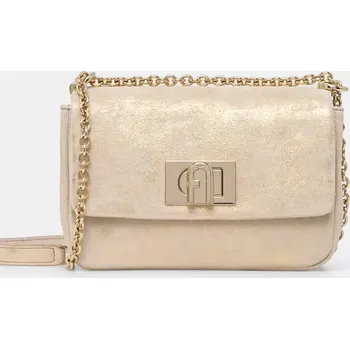 Kabelka Semišová kabelka Furla béžová barva, BAFKACO BX3355 CGD00 BAFKACO.BX3355.CGD00 80X, vel. ONE SIZE