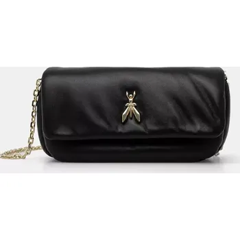 Kabelka Kožená kabelka Patrizia Pepe černá barva, 8B0220 L113 8B0220.L113 99X, vel. ONE SIZE