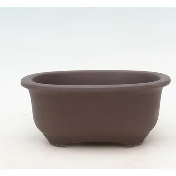 Květináč Keramická bonsai miska 15,5 x 12,5 x 7 cm režná